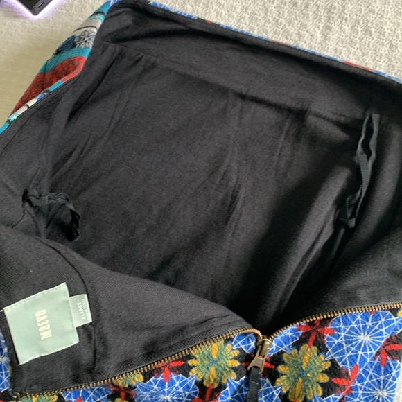 Maeve Anthropologie Tearoom Boho colorful geometric knit pencil skirt size XL - Picture 8 of 9